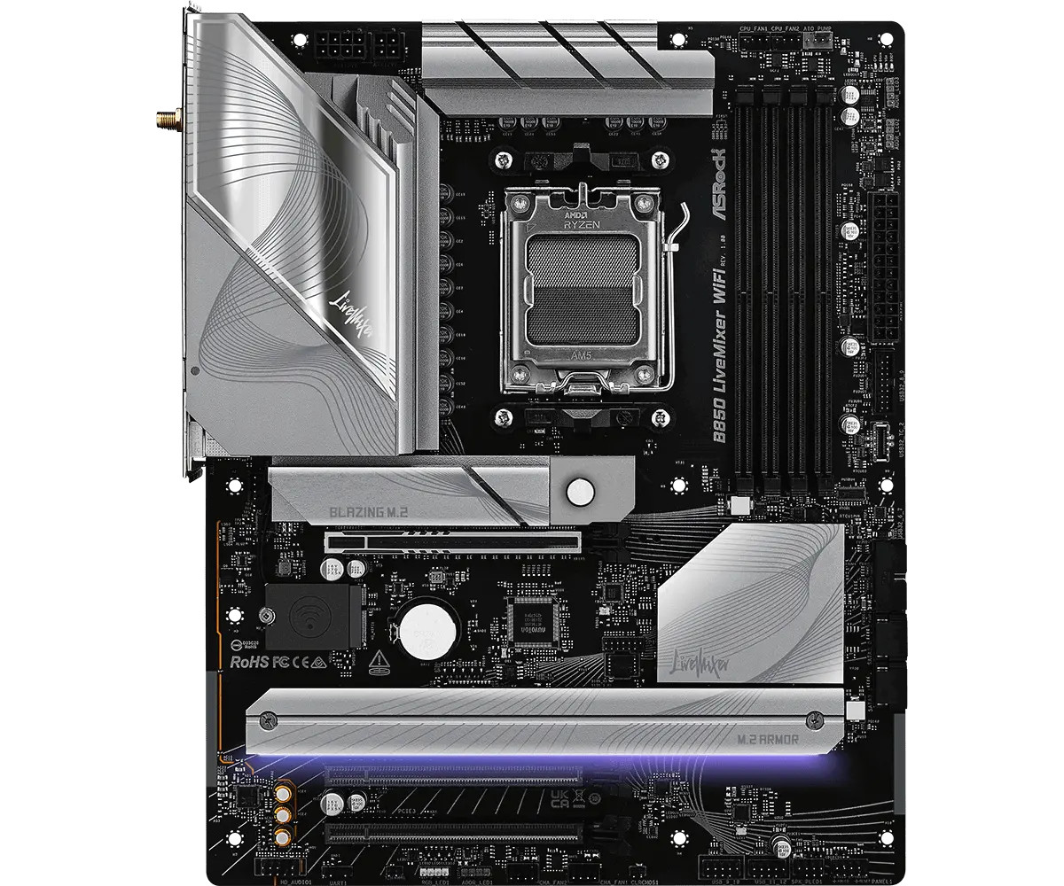 Placă de bază, ASROCK B850 LIVEMIXER WIFI AM5