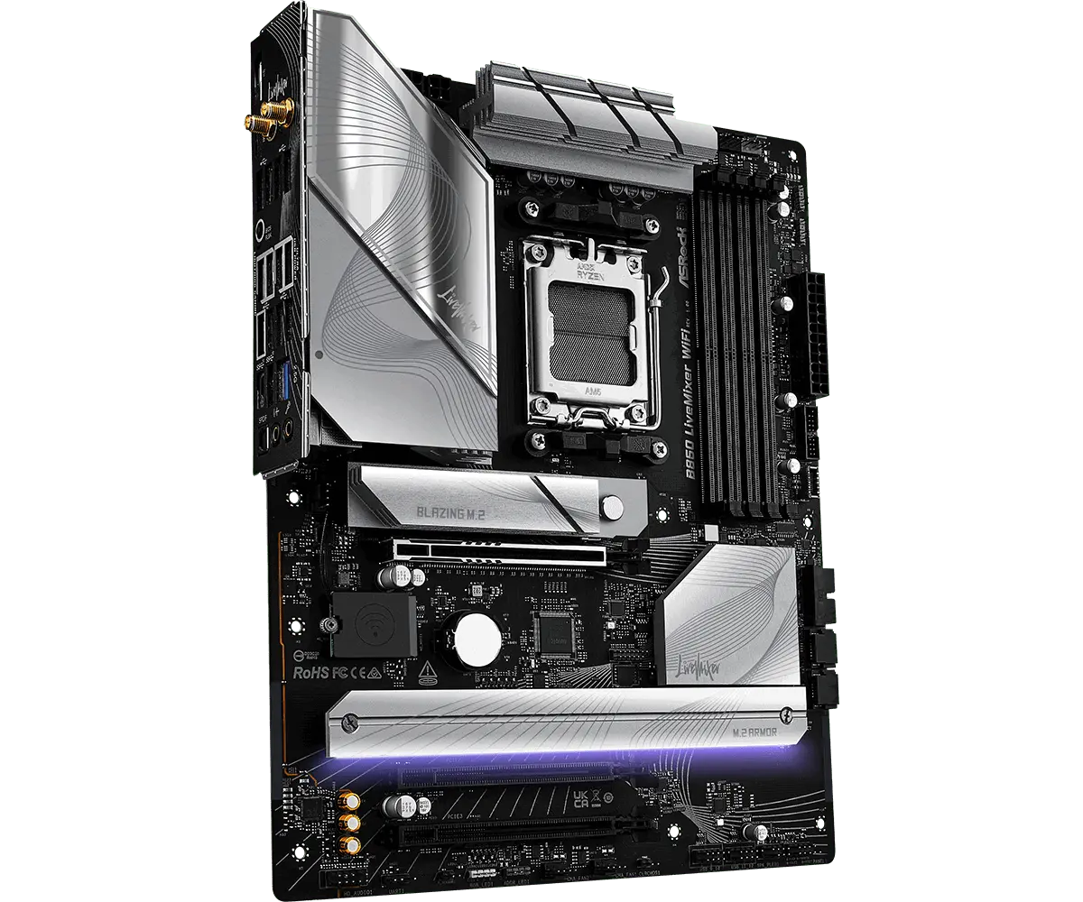 Μητρική πλακέτα, ASROCK B850 LIVEMIXER WIFI AM5 - image 1