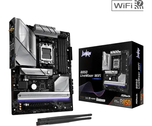 Дънна платка, ASROCK B850 LIVEMIXER WIFI AM5 - image 3