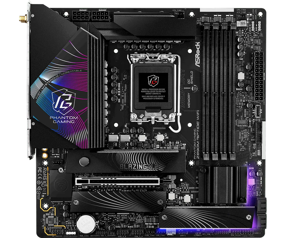 Дънна платка, ASROCK Z890M RIPTIDE WIFI