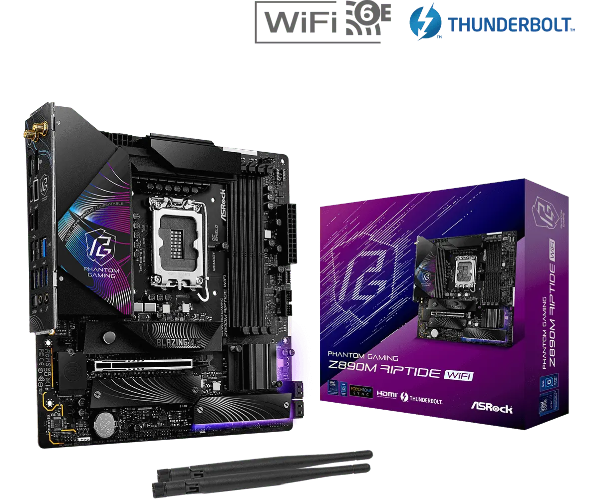 Дънна платка, ASROCK Z890M RIPTIDE WIFI - image 3