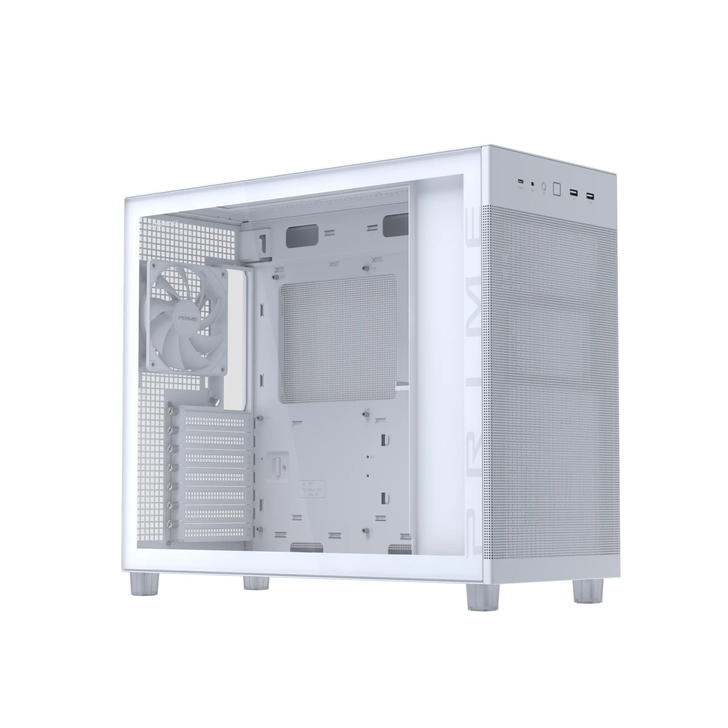 Кутия ASUS PRIME AP303 TG - White - image 1