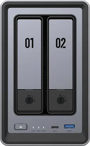 UGREEN 2-Bay Diskless intel N100 8GB DDR5 RAM 32GB System Drive, HDMI 4K 60Hz 2.5GbE, no HDDs, DXP2800 - image 1