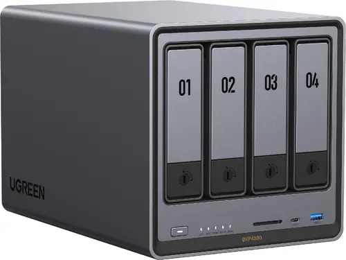 UGREEN 4-Bay Diskless intel N100 8GB DDR5 RAM 32GB System Drive, HDMI 4K 60Hz 2.5GbE, no HDDs, DXP4800 - image 4
