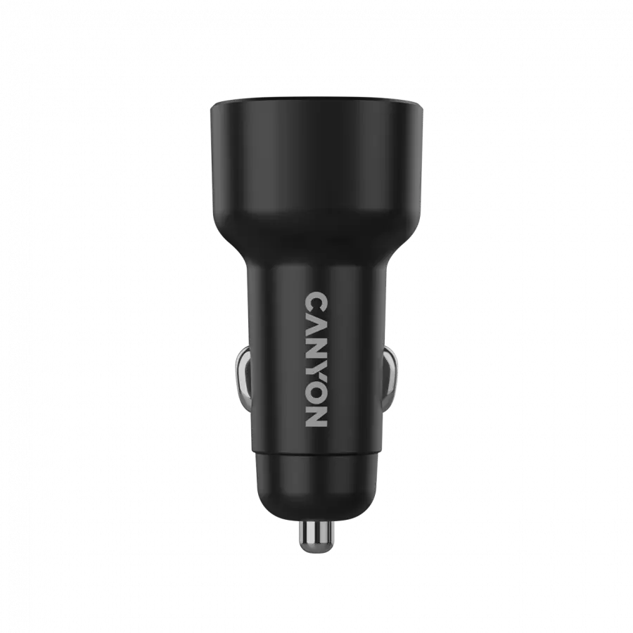 CANYON car charger OnDrive 48 PD 48W USB-A+USB-C Black - image 4
