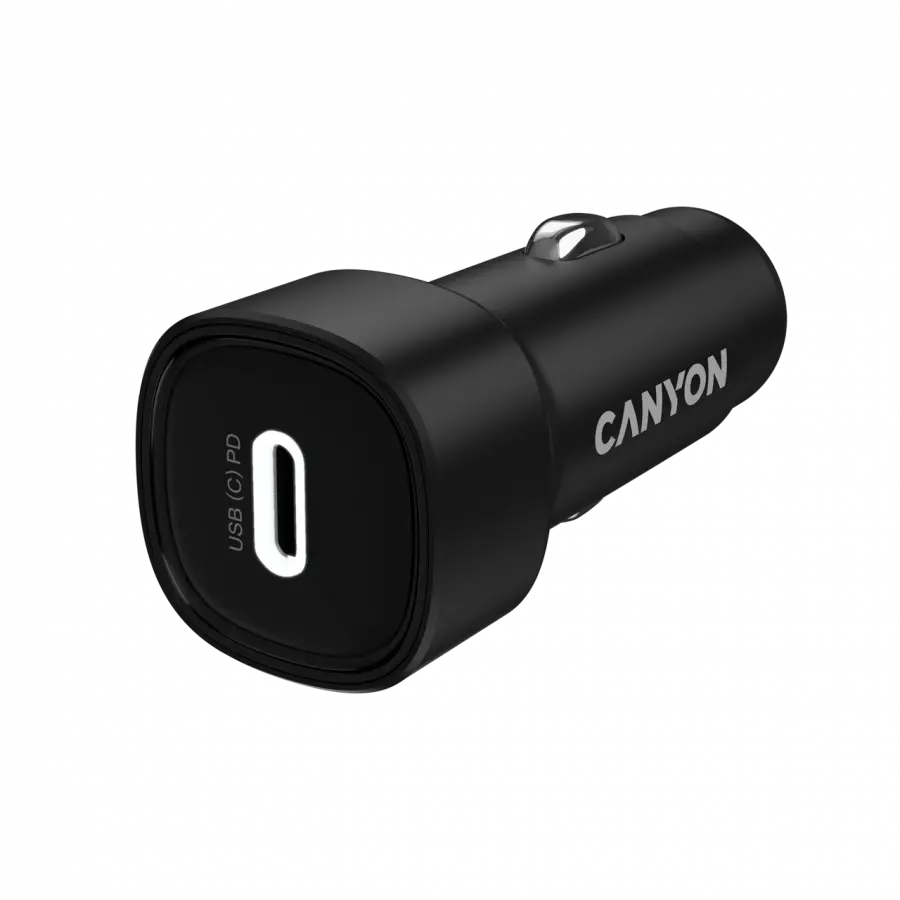 CANYON încărcător auto OnDrive 30 PD 30W USB-C Negru