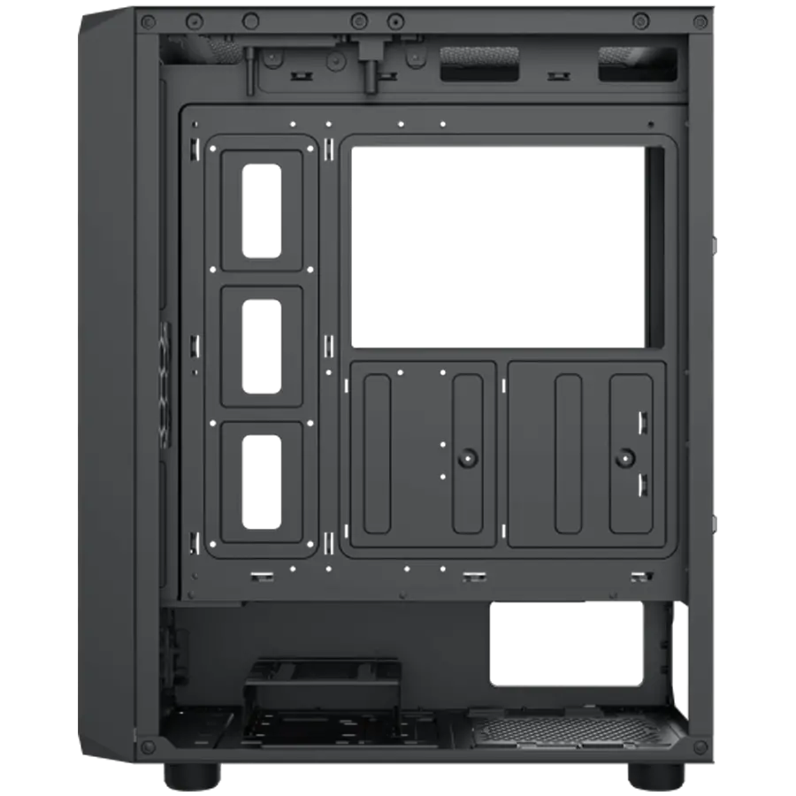 Xigmatek DUO X (BK, EATX, U3x1 & U2x2,Front Mesh Grill & Left TG, 4PCS Z20F Fan) - image 3