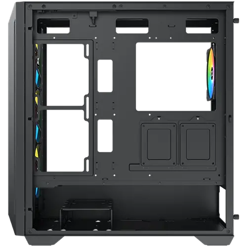 Xigmatek Master X II Pro (Black, ATX, U3x1 & U2x2, Front Meshed Grill & Left TG, 4PCS Z20A & ARGB PCB) - image 3