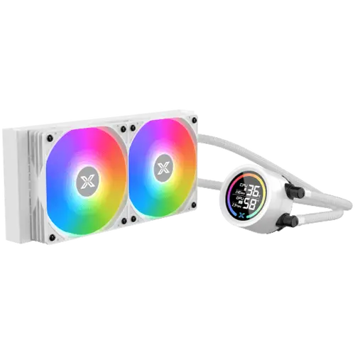 Xigmatek LK Pro 240 Digital Arctic (WH AIO,Digital LCD Pump & 240mm PWM Fan,Mini ARGB Controller,Intel & AMD & 20xx) - 3
