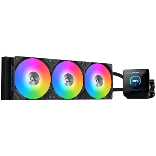 Xigmatek Connect 360 (BK, AIO Liquid Cooler, 3.4"LED Display Pump Head, ARGB PWM Fan, Mini ARGB Controller) - image 1