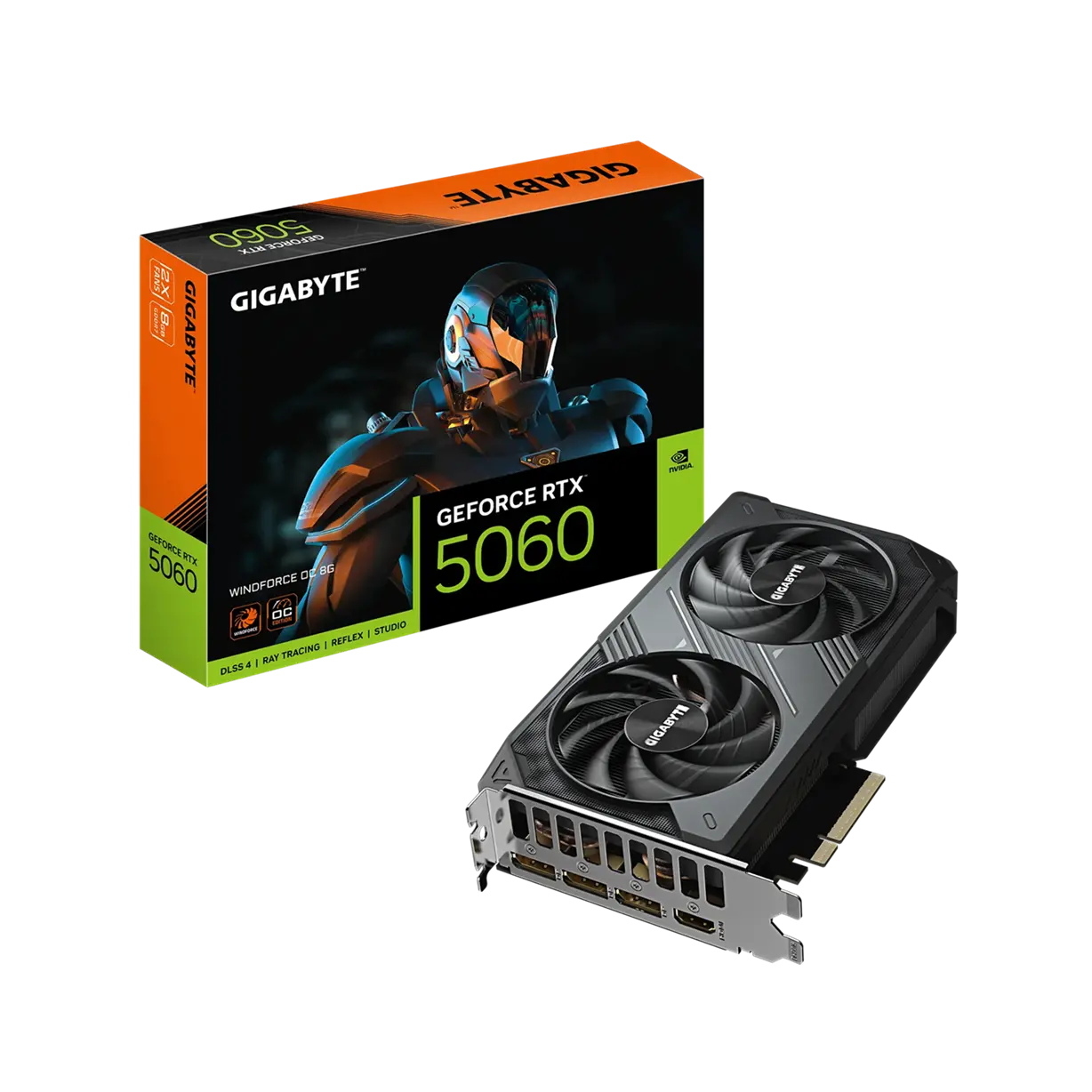 Видео карта, GIGABYTE GB RTX5060 WINDF2 OC 8GD - image 5