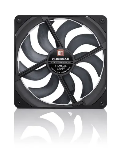 Noctua вентилатор Fan 140mm - A14x25 G2 PWM chromax.black - image 3