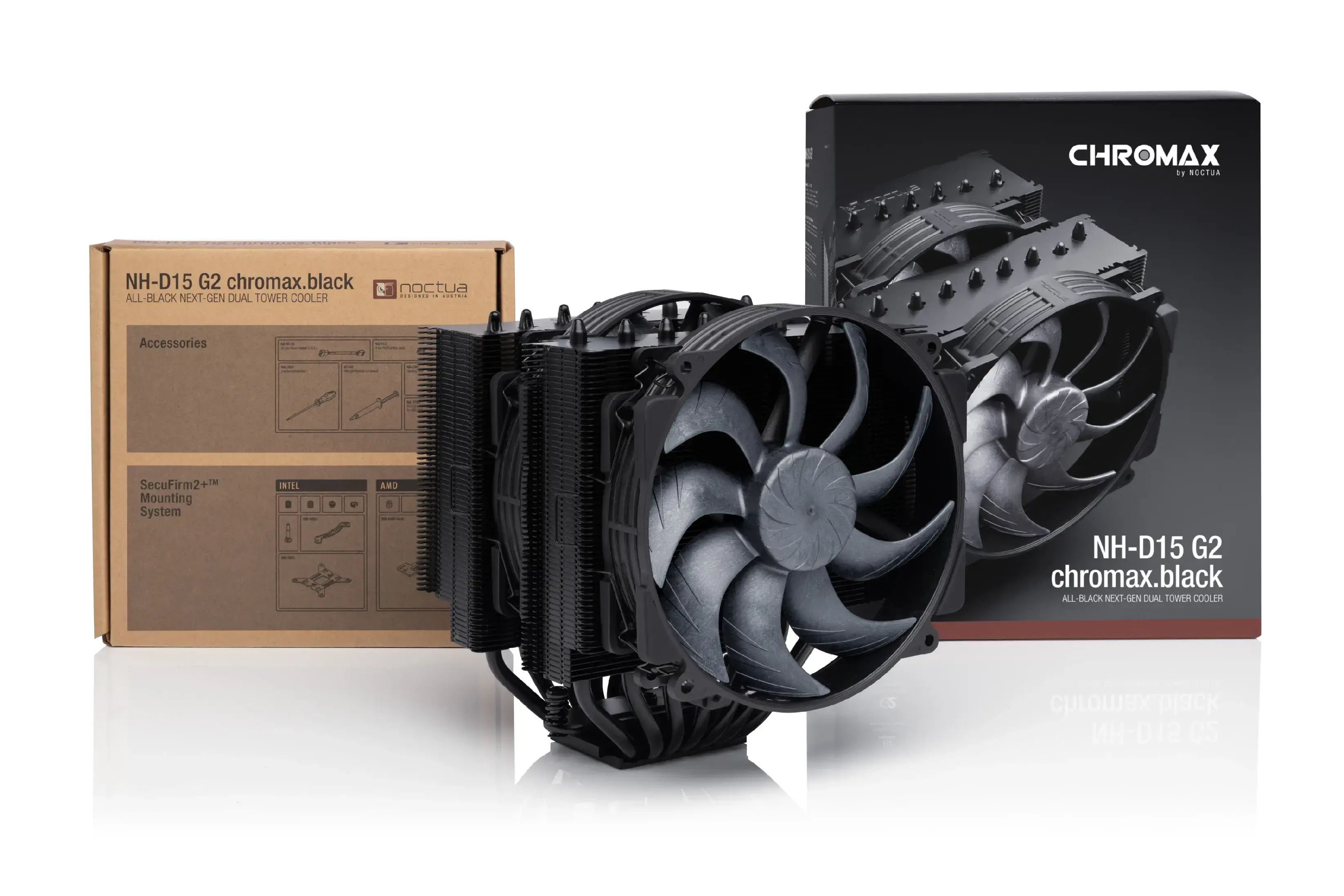 Noctua Охладител CPU Cooler NH-D15 G2 CHROMAX.BLACK - image 4