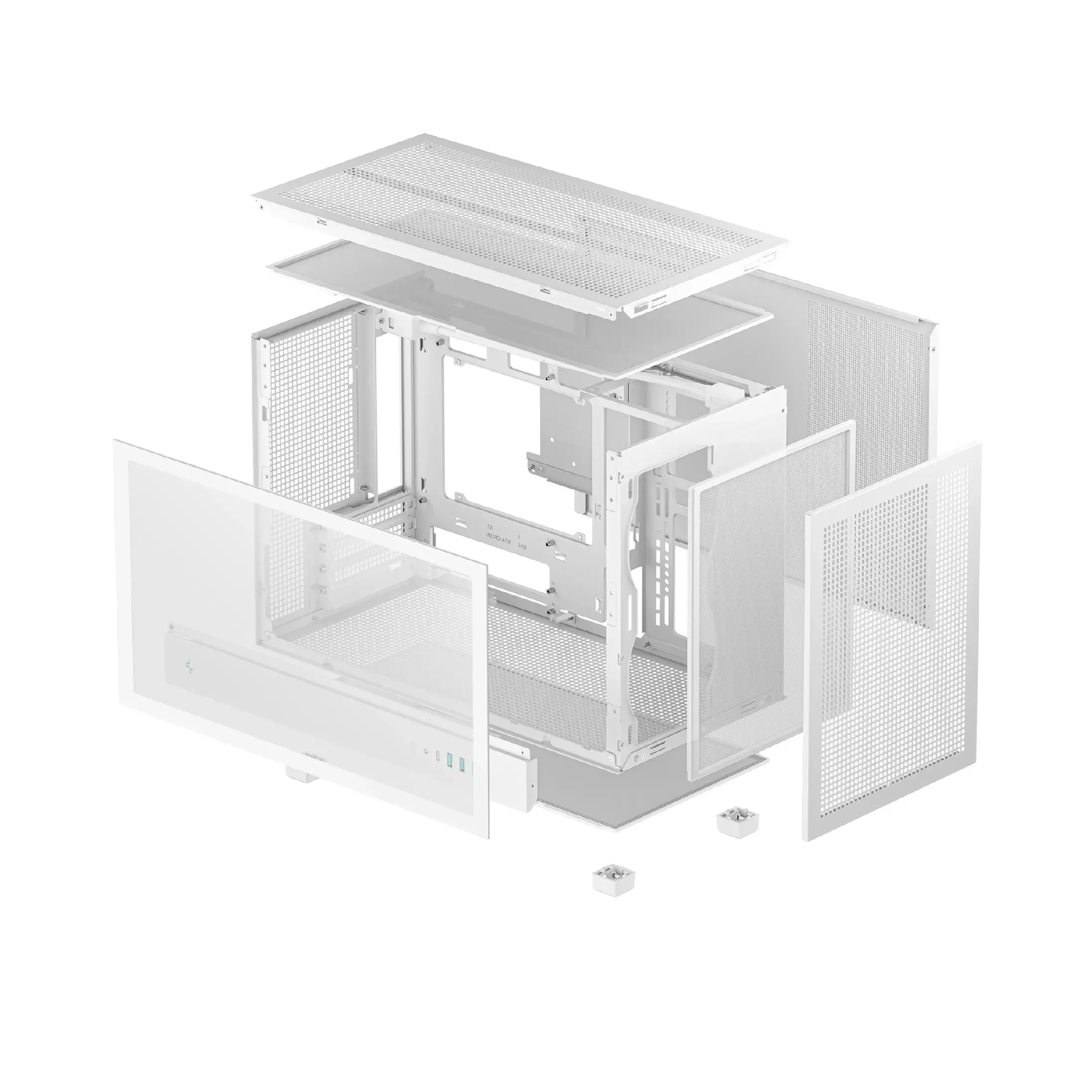 DeepCool кутия Case mATX - CH260 WH - image 9