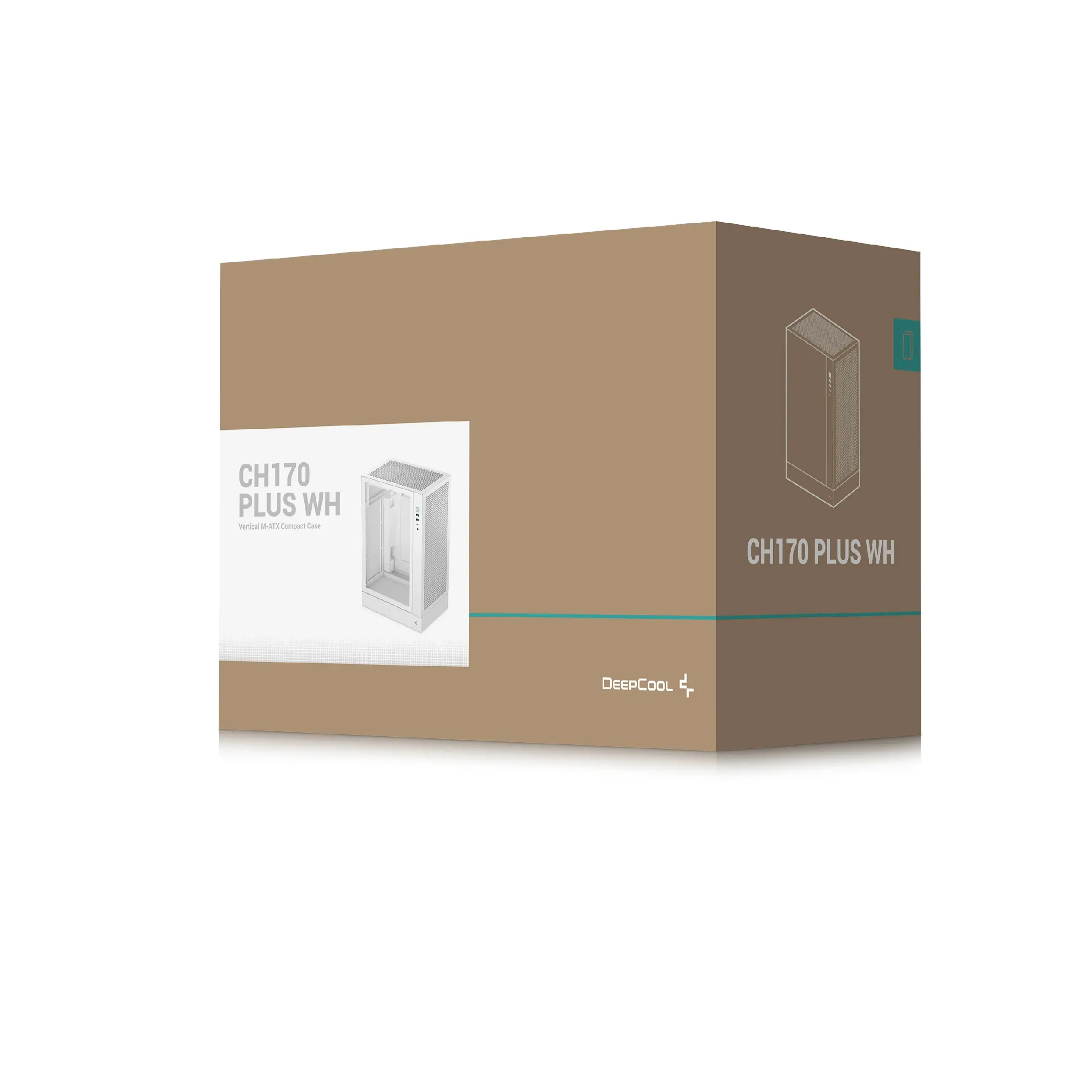 DeepCool кутия Case mATX - CH170 PLUS WH - image 10