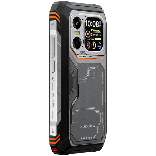 Blackview XPLORE 1 Rugged Phone 6.78" FHD+ + 2.01" Secondary , 16+512GB Dimensity 7050 50+64MP,Night Vision , Android 15 , 20000mAh + 55W , 5G , Orange, Rugged , MIL-STD) - image 4