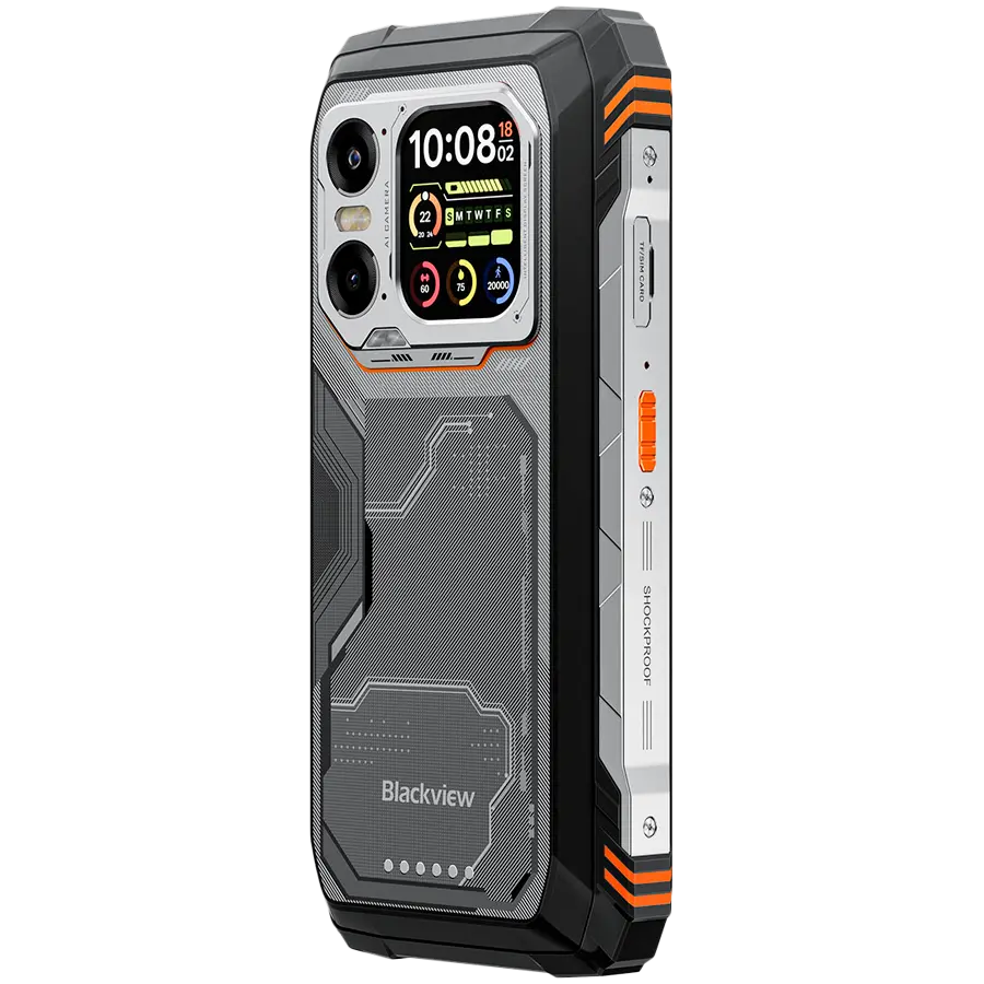 Blackview XPLORE 1 Rugged Phone 6.78" FHD+ + 2.01" Secondary , 16+512GB Dimensity 7050 50+64MP,Night Vision , Android 15 , 20000mAh + 55W , 5G , Orange, Rugged , MIL-STD) - image 5