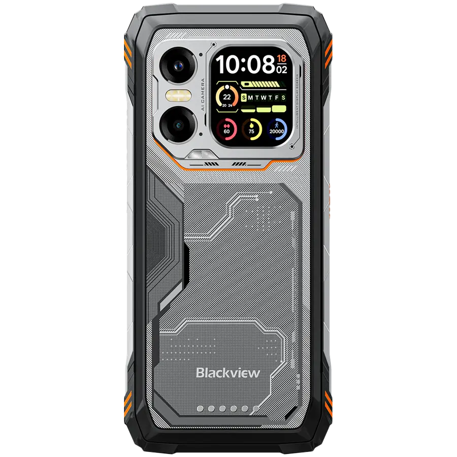 Blackview XPLORE 1 Rugged Phone 6.78" FHD+ + 2.01" Secondary , 16+512GB Dimensity 7050 50+64MP,Night Vision , Android 15 , 20000mAh + 55W , 5G , Orange, Rugged , MIL-STD) - image 6