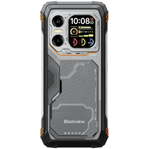 Blackview XPLORE 1 Rugged Phone 6.78" FHD+ + 2.01" Secondary , 16+512GB Dimensity 7050 50+64MP,Night Vision , Android 15 , 20000mAh + 55W , 5G , Orange, Rugged , MIL-STD) - image 6