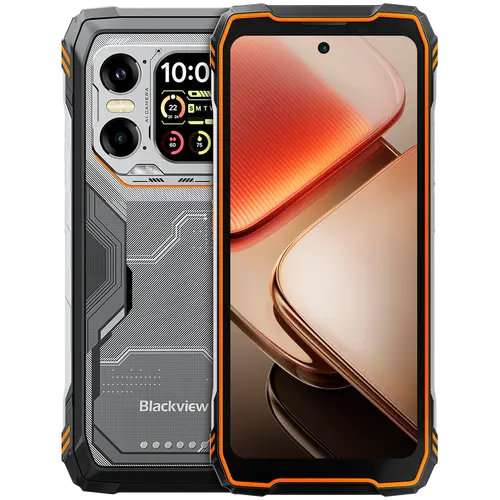 Blackview XPLORE 1 Rugged Phone 6.78" FHD+ + 2.01" Secondary , 16+512GB Dimensity 7050 50+64MP,Night Vision , Android 15 , 20000mAh + 55W , 5G , Orange, Rugged , MIL-STD)