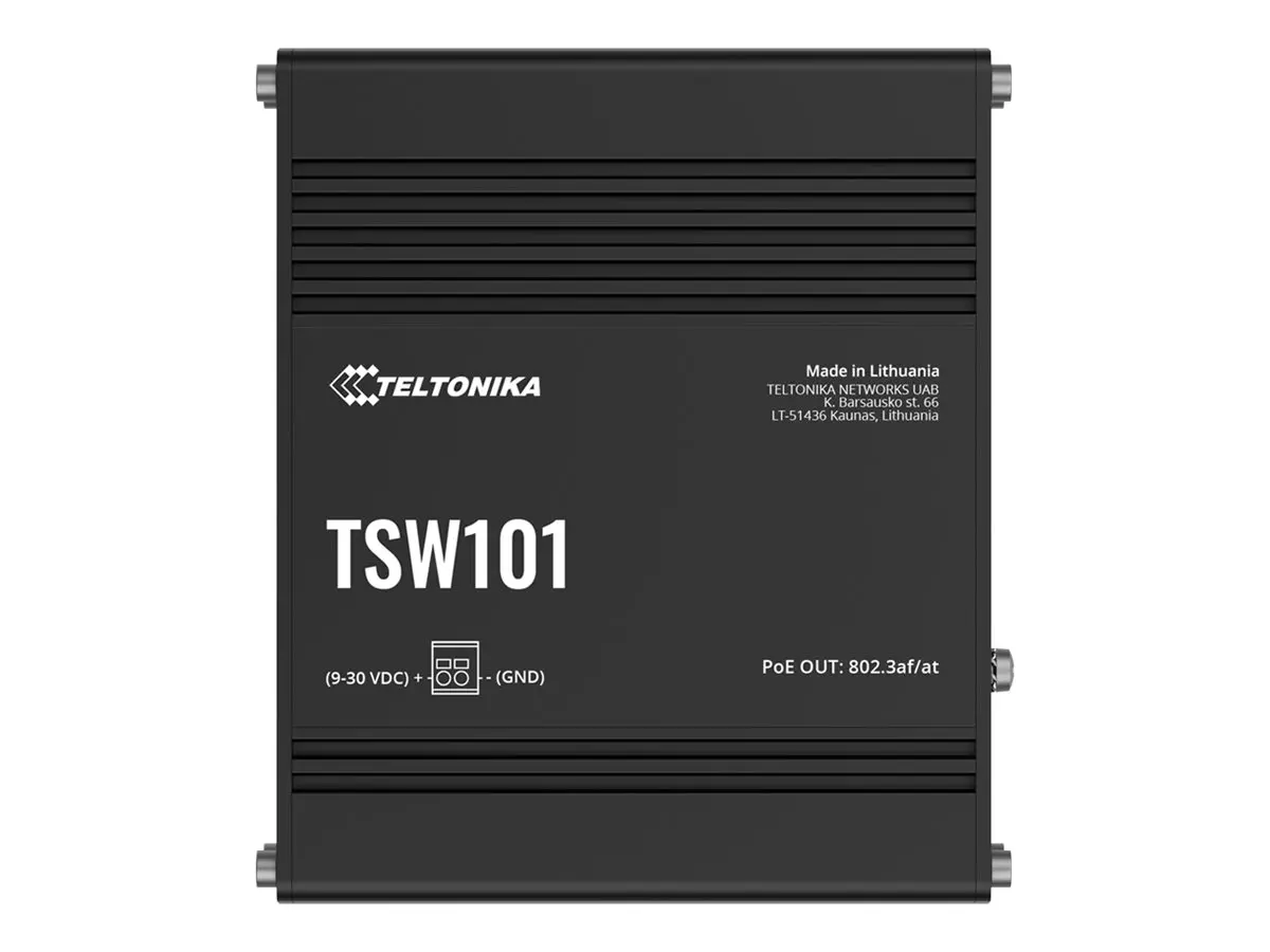 TELTONIKA NETWORKS TSW101 Automotive PoE+ Gigabit ethernet switch