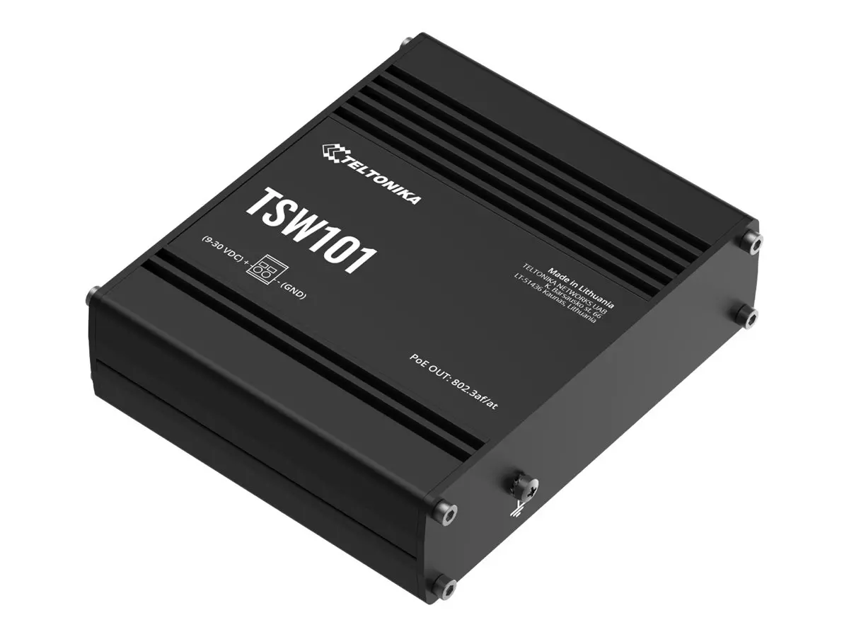 TELTONIKA NETWORKS TSW101 Automotive PoE+ Gigabit ethernet switch - image 1