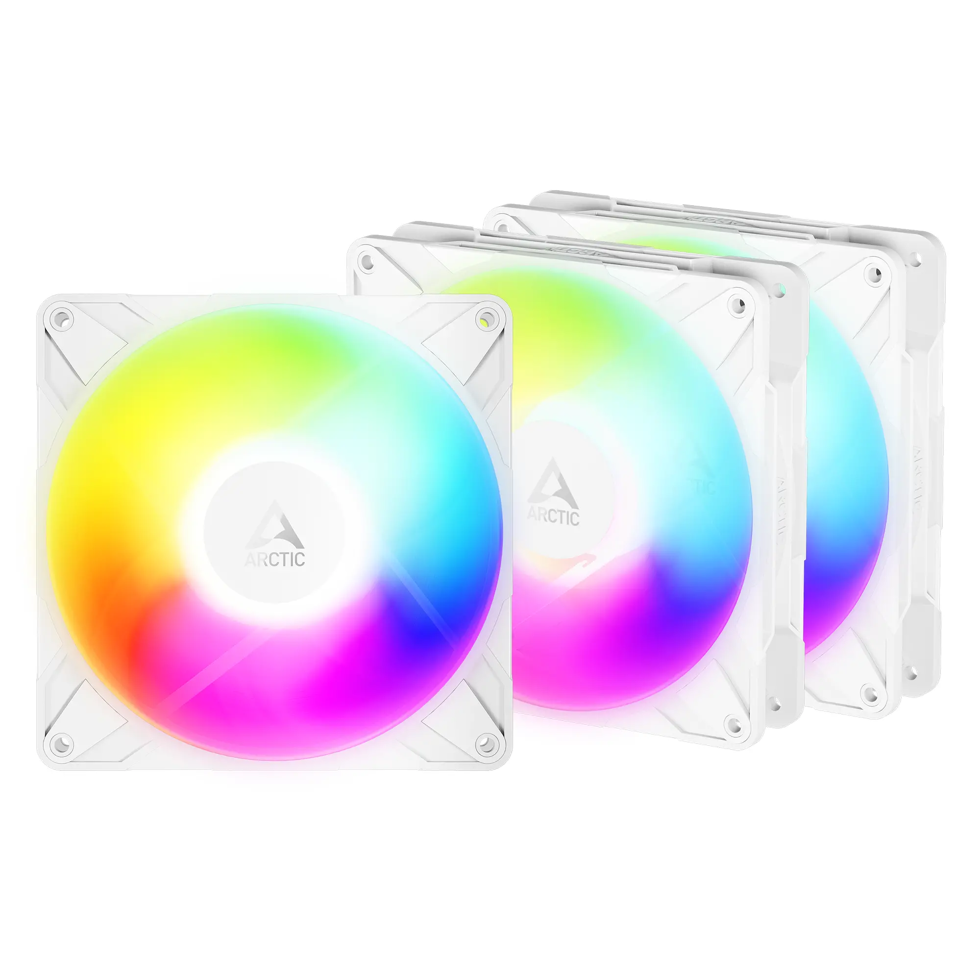 Arctic Комплект вентилатори Fan Pack 3-in-1 - P14 Pro Reverse A-RGB (White)