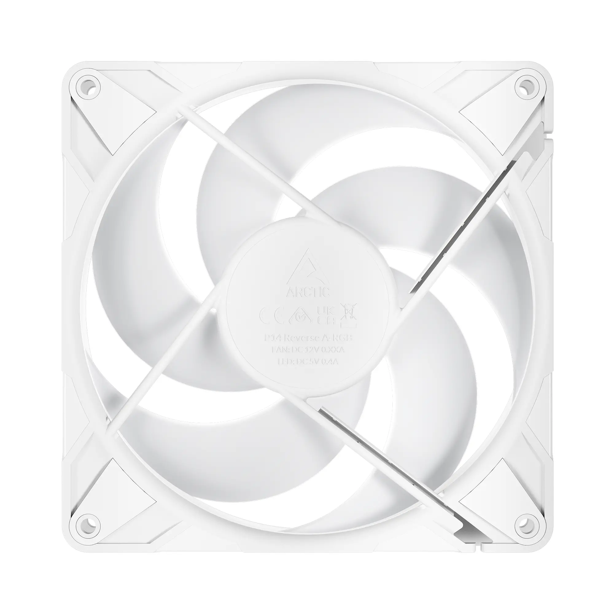 Arctic Комплект вентилатори Fan Pack 3-in-1 - P14 Pro Reverse A-RGB (White) - image 3