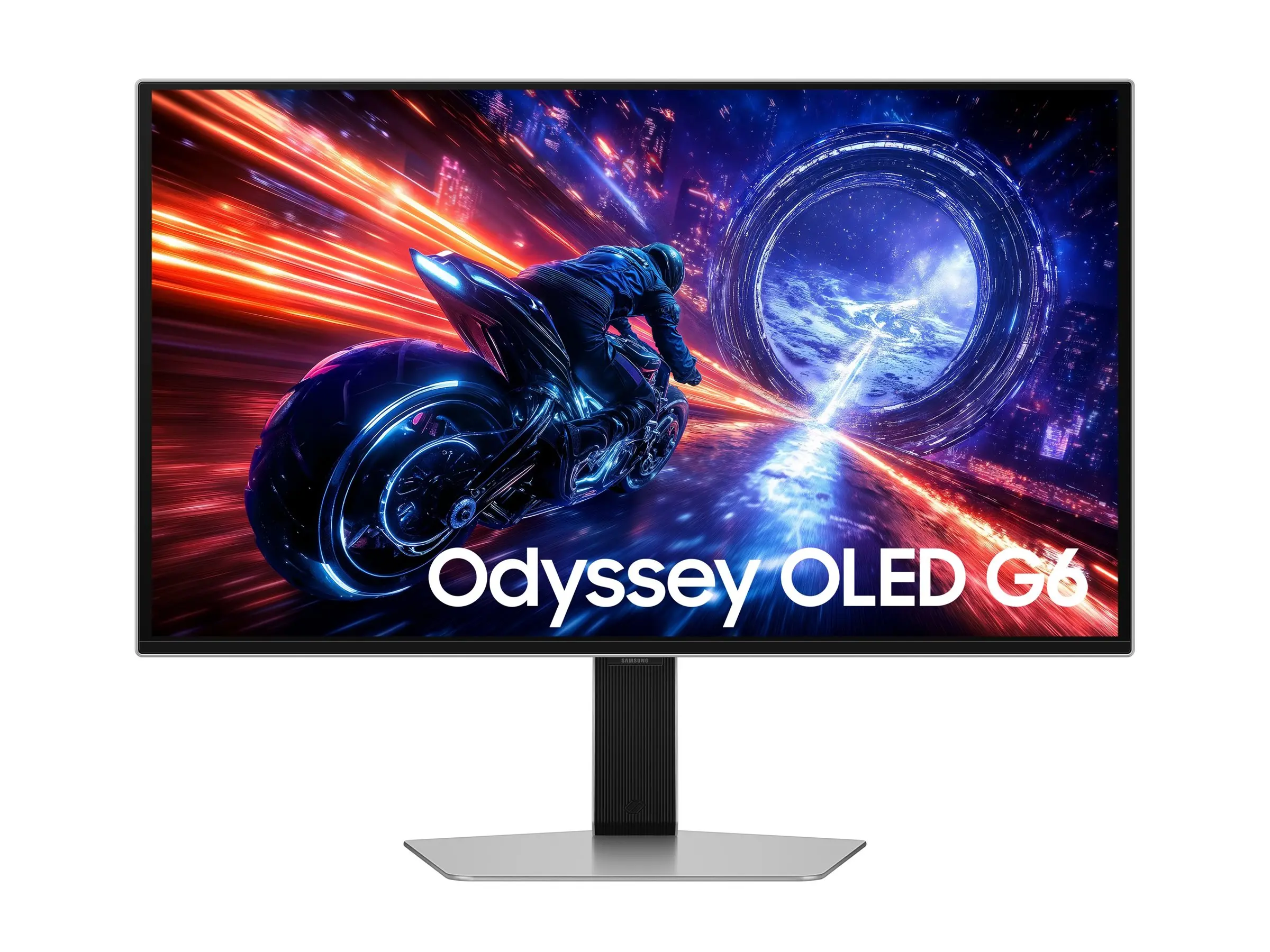 Монитор, Samsung 27FG602 27" Odyssey G6 OLED 500Hz 0.03ms 2560x1440 DP HDMI Silver
