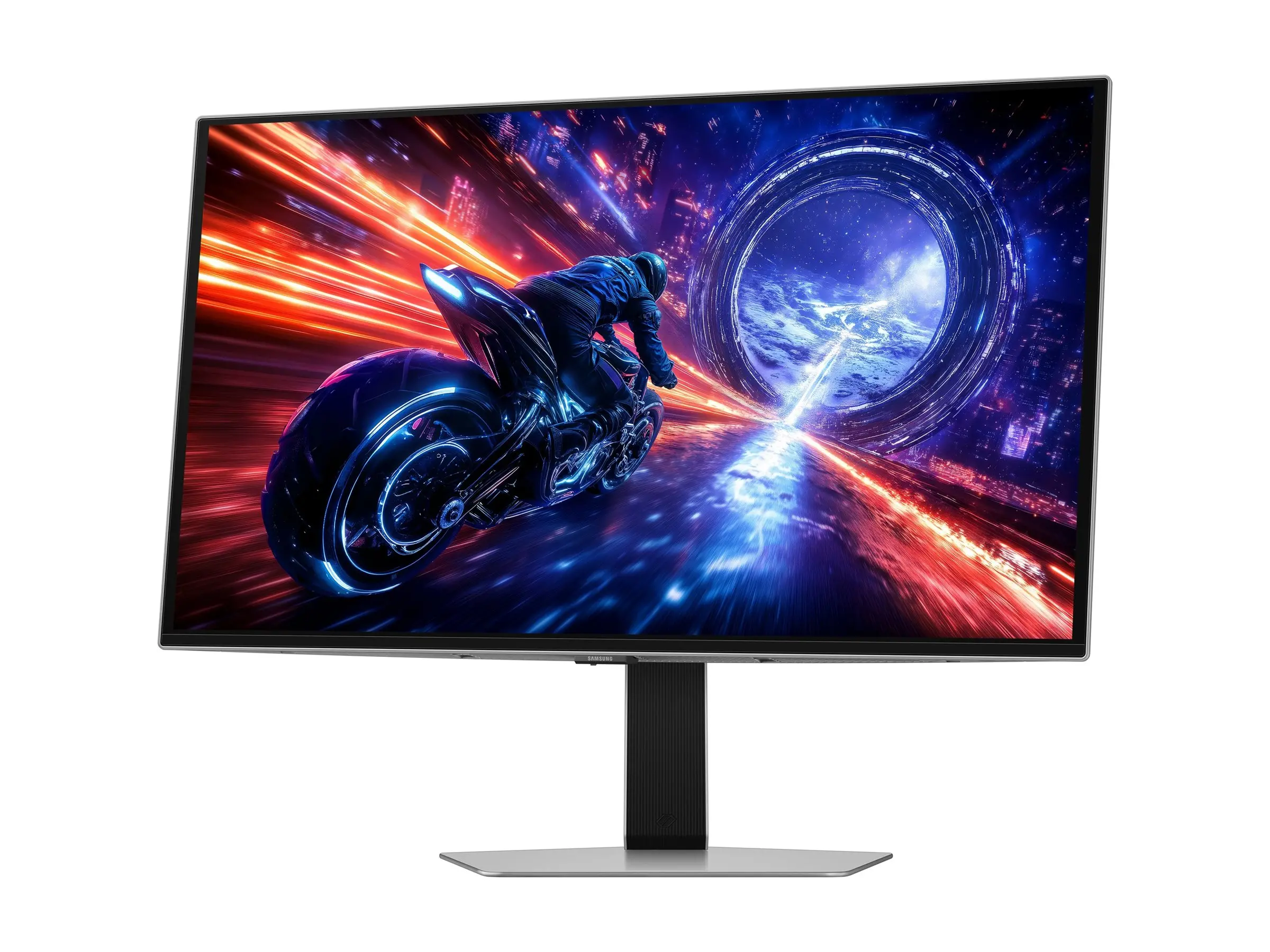 Монитор, Samsung 27FG602 27" Odyssey G6 OLED 500Hz 0.03ms 2560x1440 DP HDMI Silver - image 2