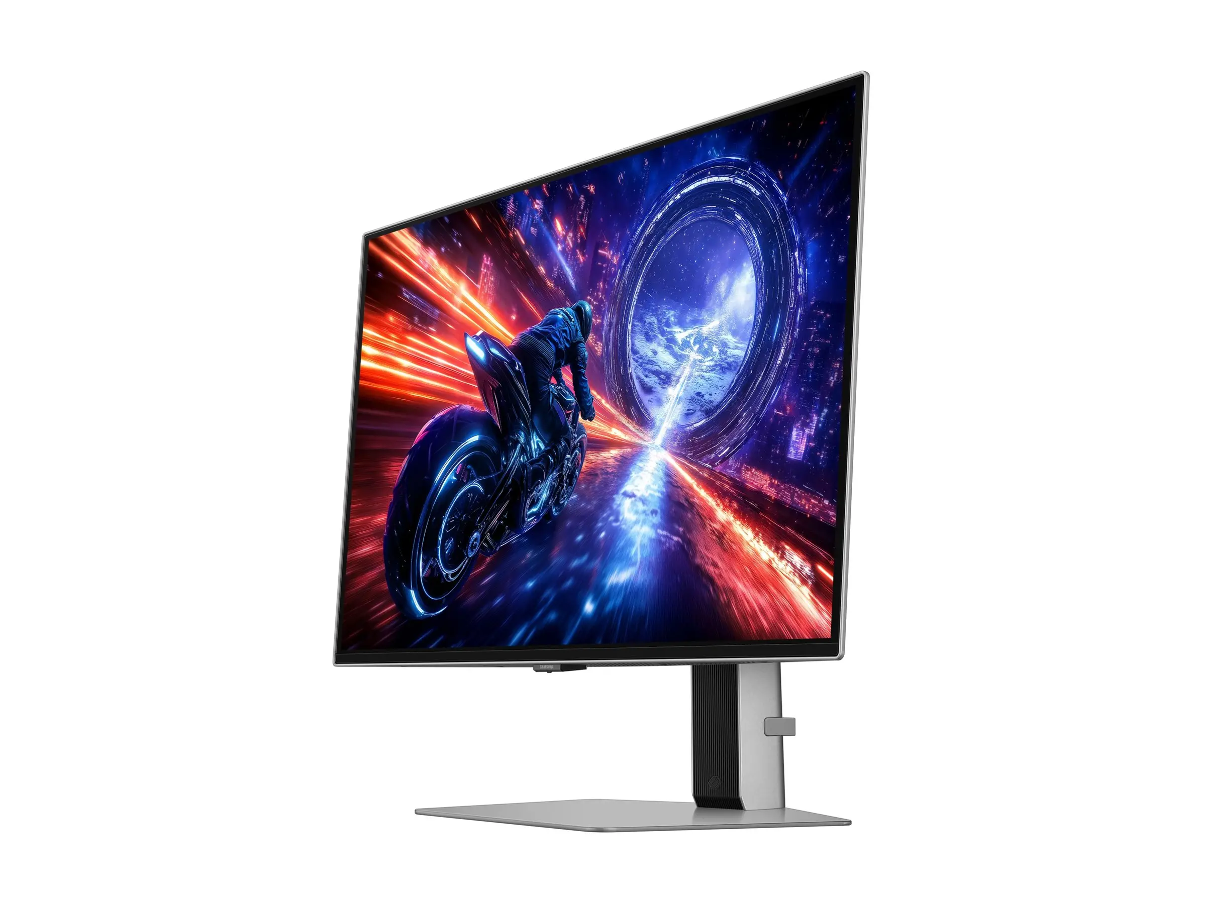Монитор, Samsung 27FG602 27" Odyssey G6 OLED 500Hz 0.03ms 2560x1440 DP HDMI Silver - image 4