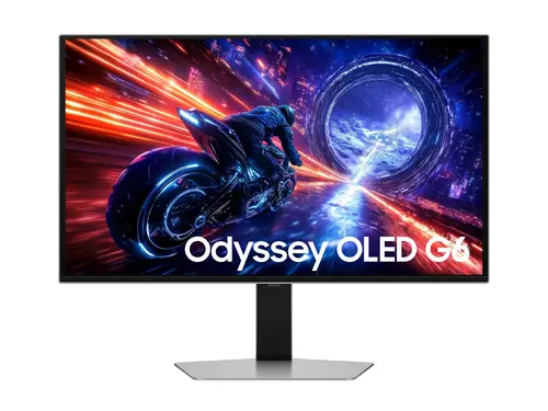 Monitor, Samsung 27FG602 27" Odyssey G6 OLED 500Hz 0.03ms 2560x1440 DP HDMI Argintiu - 1