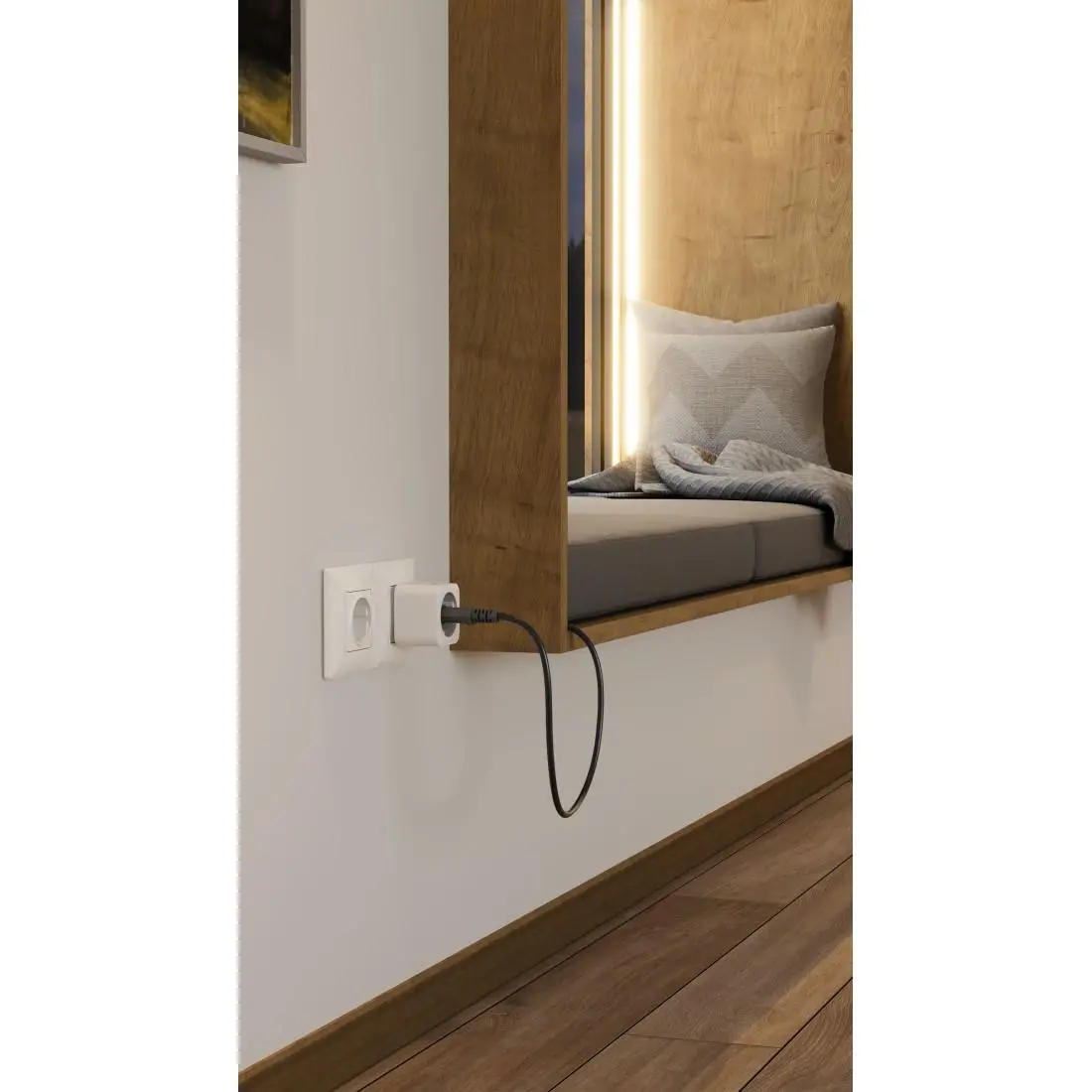 HAMA Смарт мини контакт, Wi-Fi, Гласов контрол, 3680 W, Matter - image 10