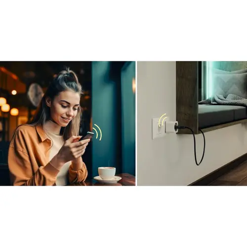 HAMA Έξυπνο μίνι φις, Wi-Fi, Φωνητικός έλεγχος, 3680 W, Matter - 12