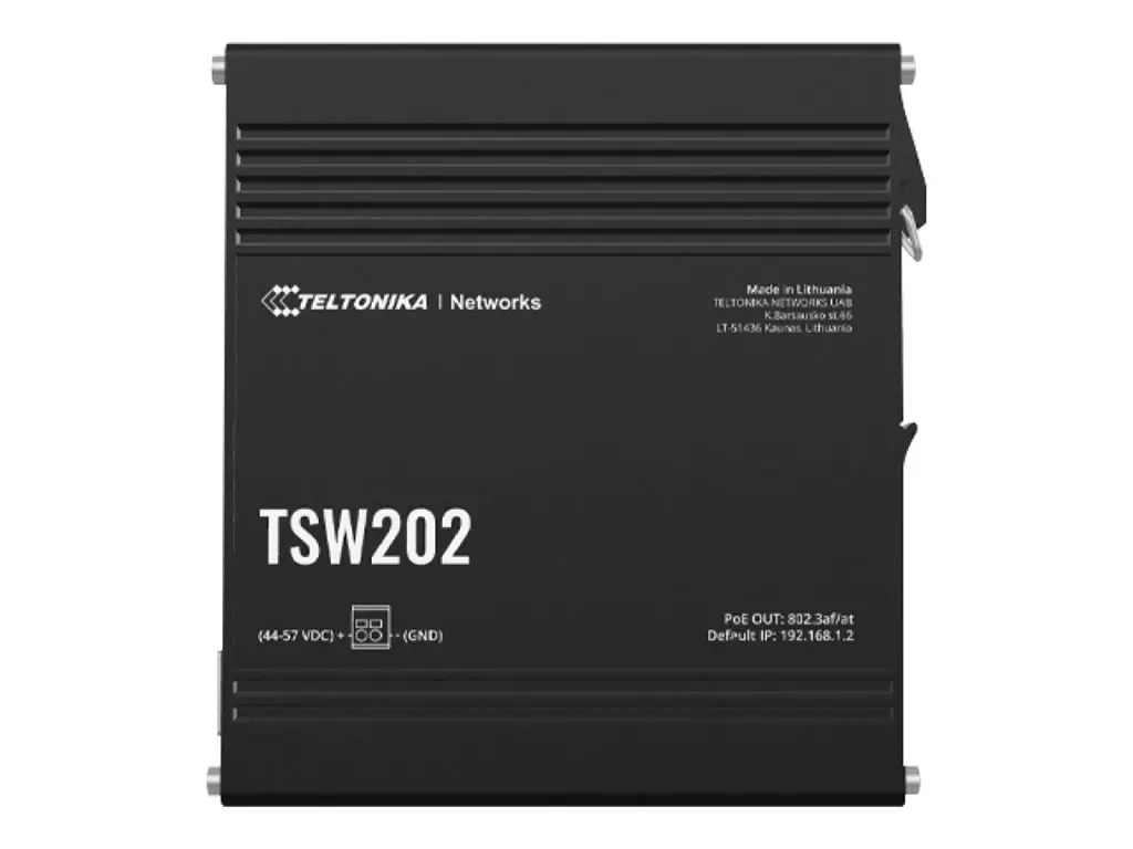 TELTONIKA NETWORKS TSW202 Layer2/L3 Managed PoE+ and SFP Ethernet switch