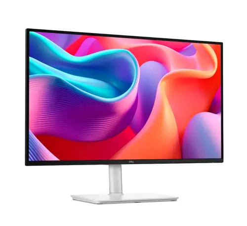Монитор, Dell S2725DC, 27" IPS AG, White LED, 144Hz, 4ms, 1 ms MPRT, 1500:1, 350 cd/m2, QHD 2560x1440, 99% sRGB, AMD FreeSync, HDMI, DisplayPort, USB-C, USB Hub, Speakers 2X3W, Height Adjustable, Pivot, Swivel, Tilt, White