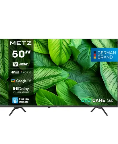 METZ Τηλεόραση 50" UHD LED SMART TV, 4K Ultra HD, Google TV, Frameless - 1