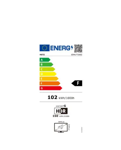 METZ Телевизор 65" UHD LED SMART TV, 4K, Google TV, Frameless - image 5