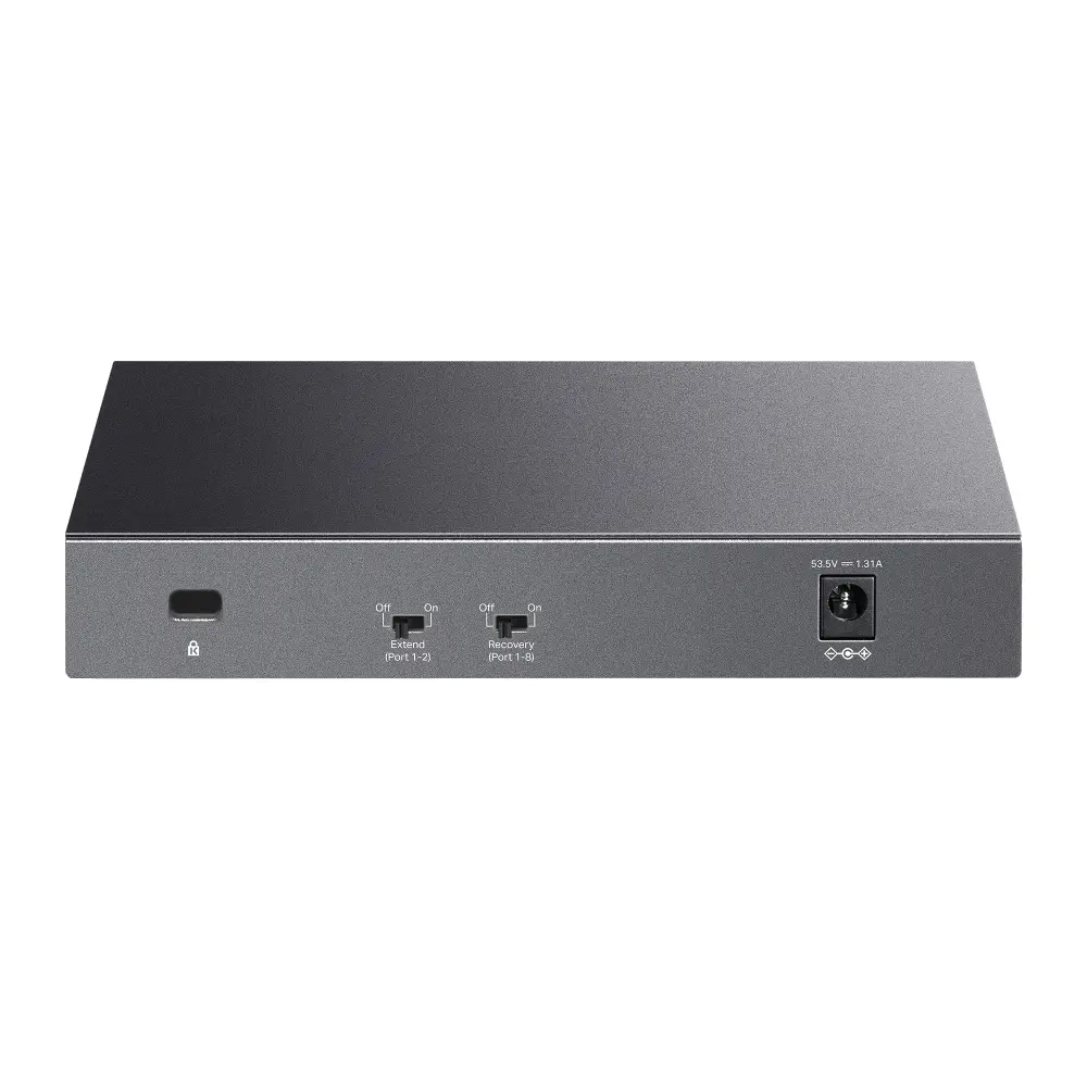 Комутатор TP-LINK LS108GP, 8 гигабитни порта PoE+, метален, desktop - image 1