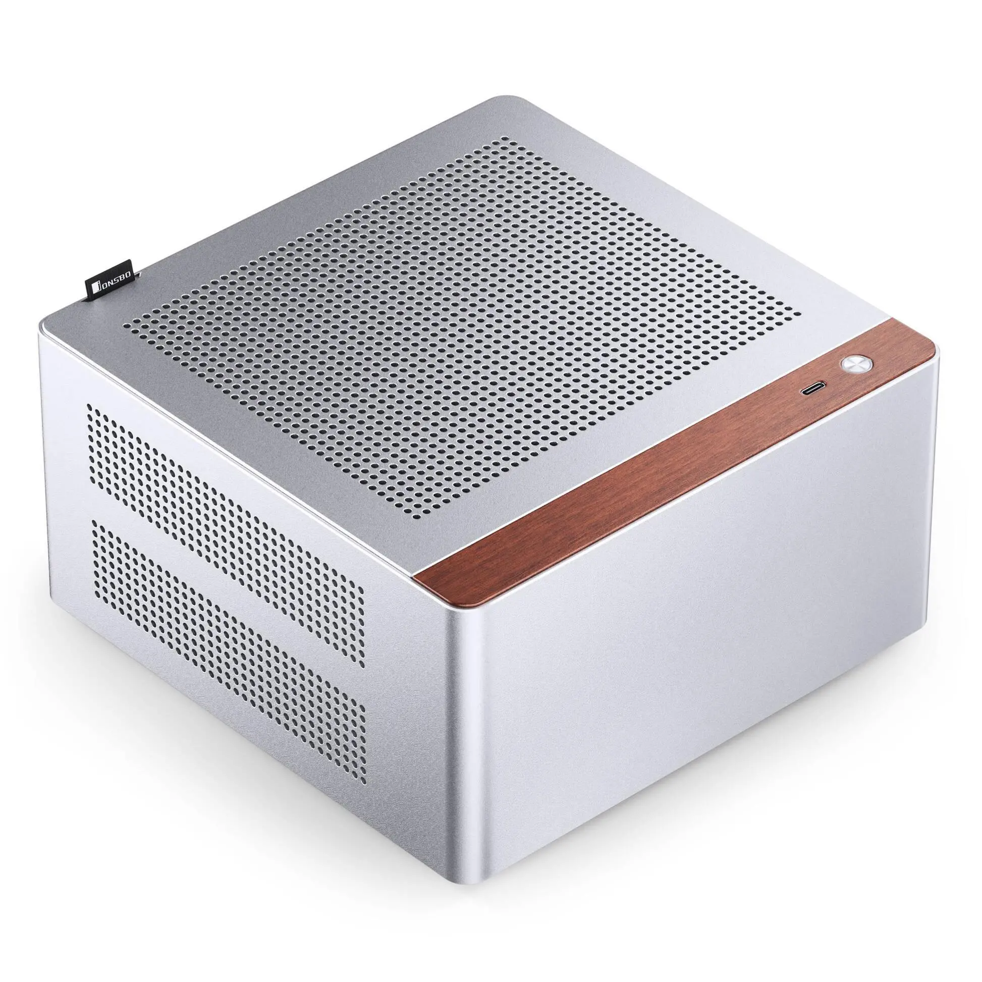 Кутия Jonsbo NV10 Mini ITX - Silver