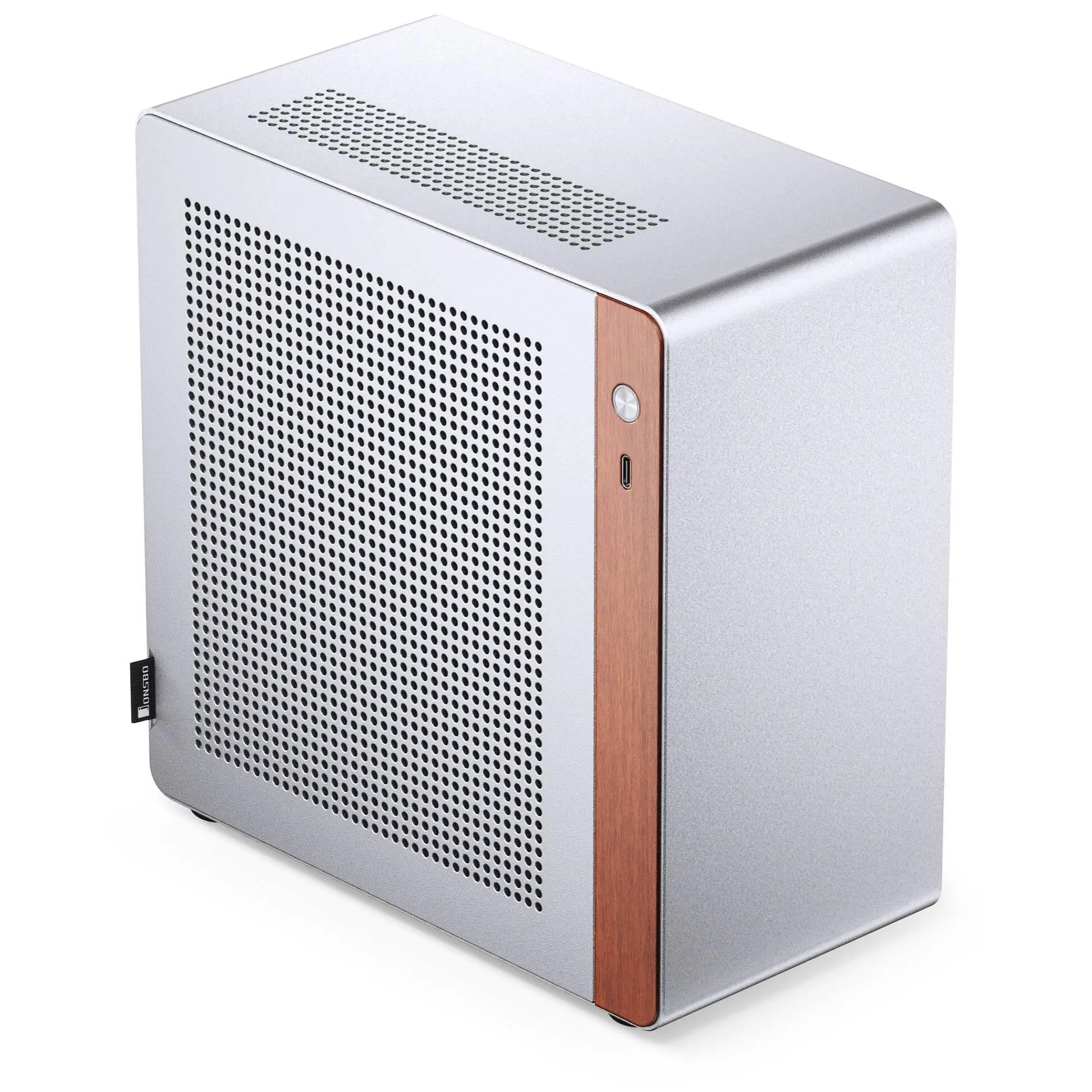 Кутия Jonsbo NV10 Mini ITX - Silver - image 1