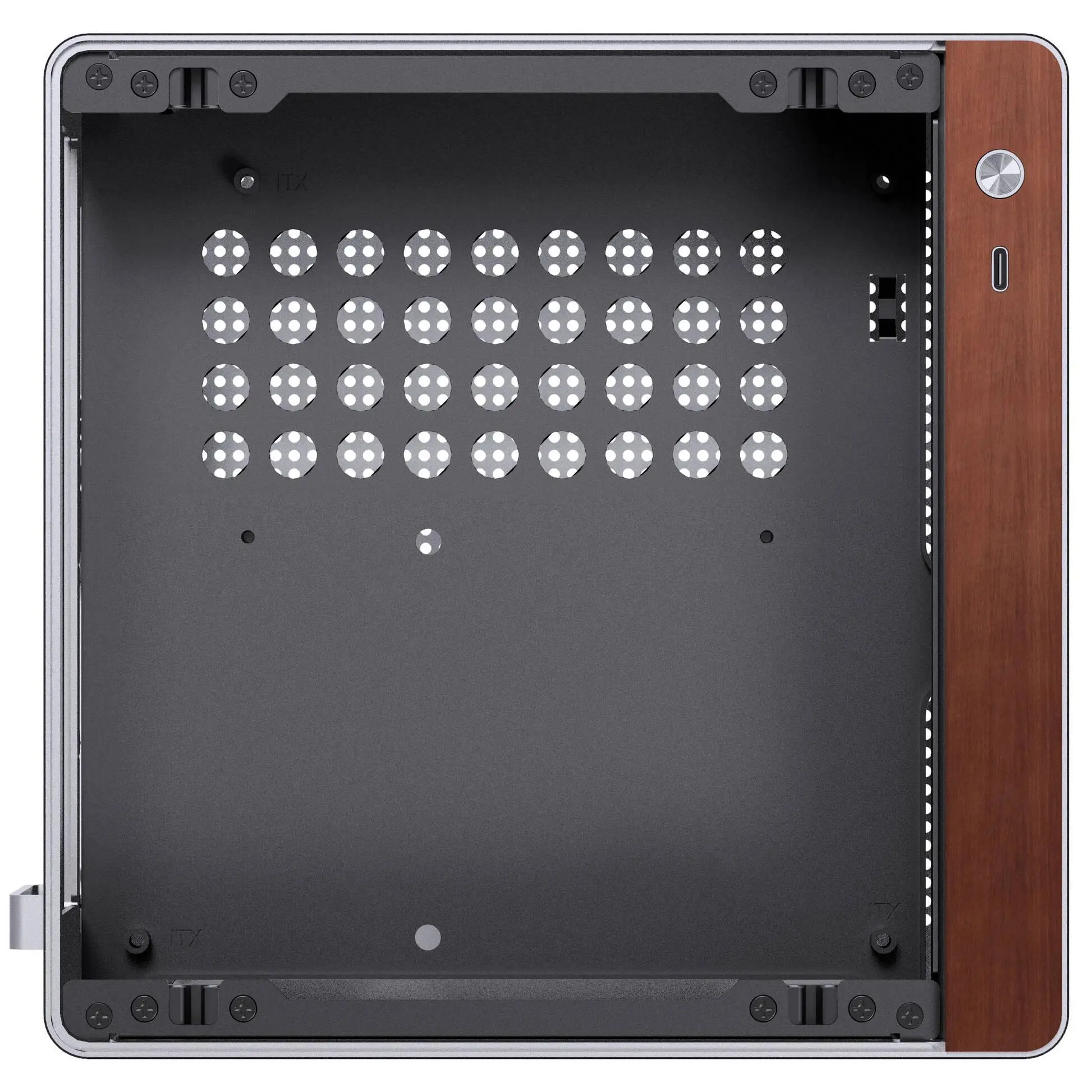 Кутия Jonsbo NV10 Mini ITX - Silver - image 5