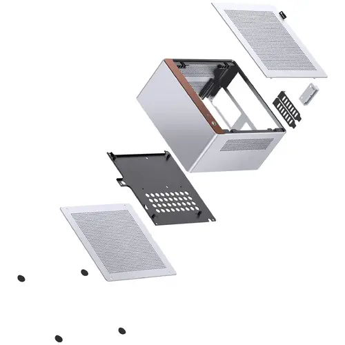 Кутия Jonsbo NV10 Mini ITX - Silver - image 8