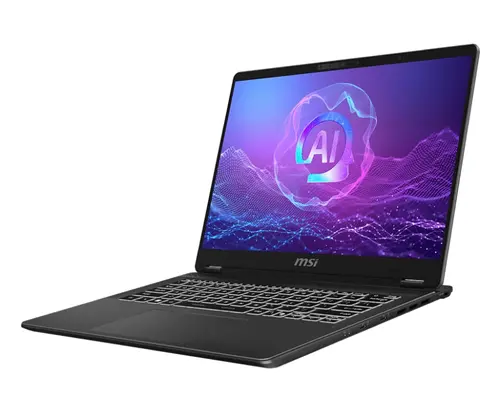 Лаптоп, MSI Prestige 14 AI+ Evo C2VMG, Intel Core Ultra 9 288V (8C/8T, Up to 5.1 GHz 12MB), 14" 16:10 2.8K (2880x1800) OLED, 120Hz, Intel Arc Graphics 140V 2.05 GHz, 120 TOPS, 32GB LPDDR5x-8533, 1TB PCIe Gen4x4 SSD, Intel Killer Wi-Fi 7, BT v5.4, Windows 11 Home - image 1