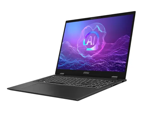 Лаптоп, MSI Prestige 16 AI+ Evo B2VMG, Intel Core Ultra 9 288V (8C/8T, Up to 5.1 GHz 12MB), 16" 16:10 UHD+ (3840x2400) OLED, Intel Arc Graphics 140V 2.05 GHz, 120 TOPS, 32GB LPDDR5x-8533, 1TB PCIe Gen4x4 SSD, Intel Killer WiFi 7, BT v5.4 Windows 11 Home, 1.5 kg - image 1