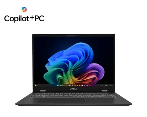 Лаптоп, MSI Prestige 16 AI+ Evo B2VMG, Intel Core Ultra 9 288V (8C/8T, Up to 5.1 GHz 12MB), 16" 16:10 UHD+ (3840x2400) OLED, Intel Arc Graphics 140V 2.05 GHz, 120 TOPS, 32GB LPDDR5x-8533, 1TB PCIe Gen4x4 SSD, Intel Killer WiFi 7, BT v5.4 Windows 11 Home, 1.5 kg