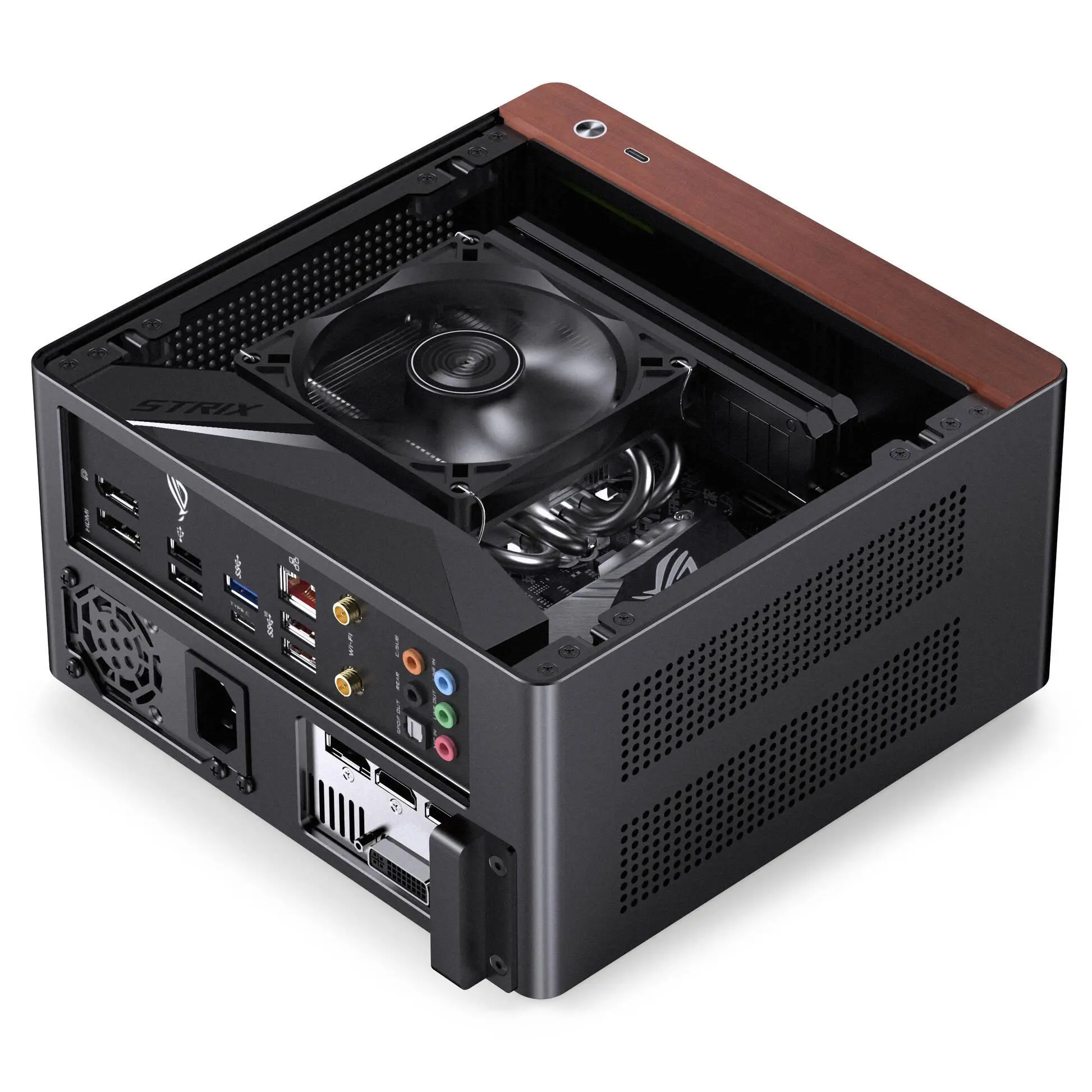 Кутия Jonsbo NV10 Mini ITX - Black - image 3