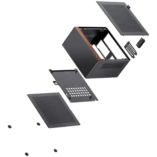 Кутия Jonsbo NV10 Mini ITX - Black - image 9