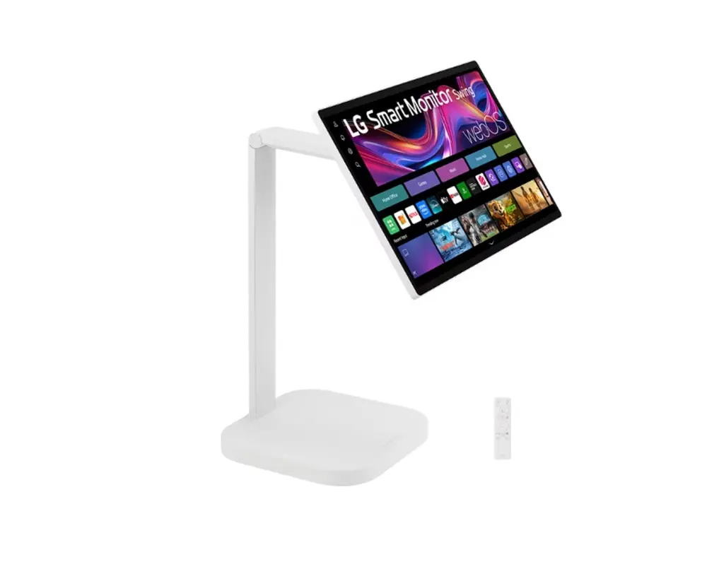 Монитор, LG 32U889SA-W, 31.5" IPS, Smart webOS, Touch, Swind, 5ms GtG, 1000:1, 350cd/m2, UHD 4K (3840 x 2160), HDR 10, DCI-P3 95%, 3xUSB Type-C (PD 65W), 2xHDMI, Tilt , Height adjustment, Swivel, Pivot, AirPlay 2, Speacers 5W x 2, LG Switch, White