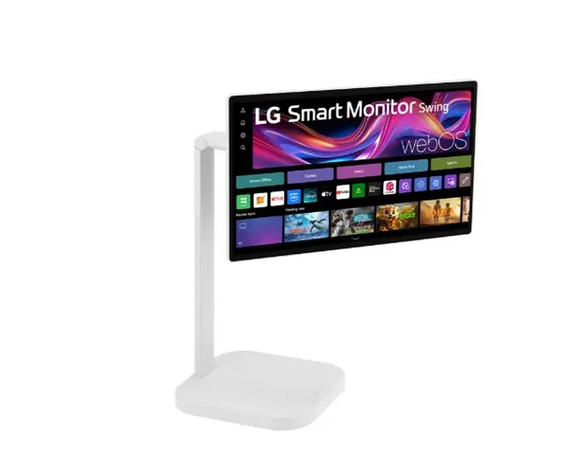 Монитор, LG 32U889SA-W, 31.5" IPS, Smart webOS, Touch, Swind, 5ms GtG, 1000:1, 350cd/m2, UHD 4K (3840 x 2160), HDR 10, DCI-P3 95%, 3xUSB Type-C (PD 65W), 2xHDMI, Tilt , Height adjustment, Swivel, Pivot, AirPlay 2, Speacers 5W x 2, LG Switch, White - image 8